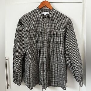 Ines de la Fressange Paris/Uniqlo Collab Black and White Plaid